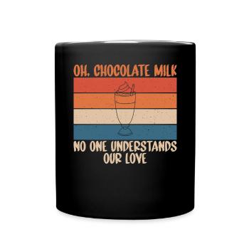 Cadeaux pour amateurs de lait au chocolat - Mug uni - noir - Devant