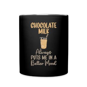 Cadeaux pour amateurs de lait au chocolat - Mug uni - noir - Devant
