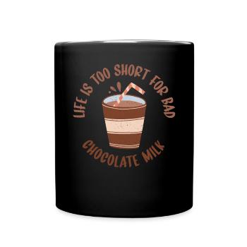 Cadeaux pour amateurs de lait au chocolat - Mug uni - noir - Devant