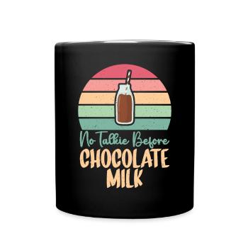 Cadeaux pour amateurs de lait au chocolat - Mug uni - noir - Devant