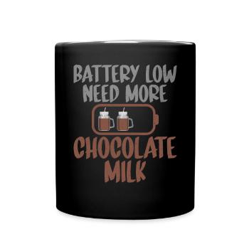 Cadeaux pour amateurs de lait au chocolat - Mug uni - noir - Devant