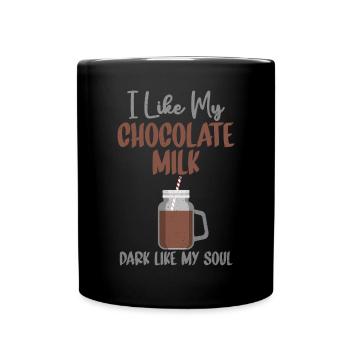 Cadeaux pour amateurs de lait au chocolat - Mug uni - noir - Devant