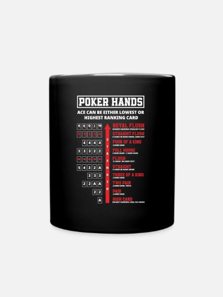 Joueur de poker Joueur de poker Cadeau de poker - Mug uni - noir