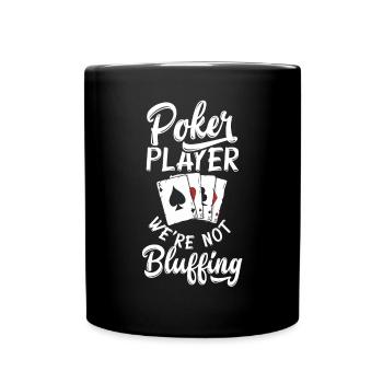Joueur de poker Joueur de poker Cadeau de poker - Mug uni - noir - Devant