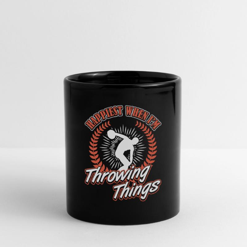 Diskus Happiest Throwing Things Discus Thrower Full Colour Mug