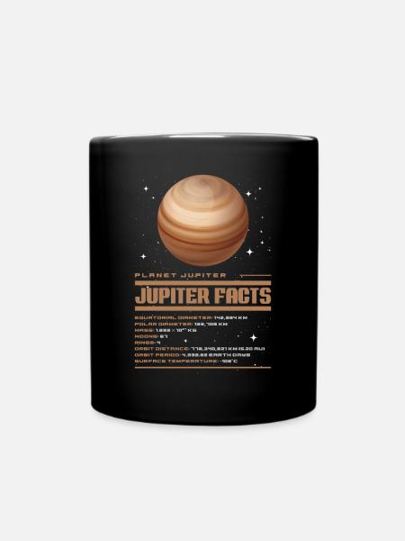 Jupiter - Tasse einfarbig - Schwarz