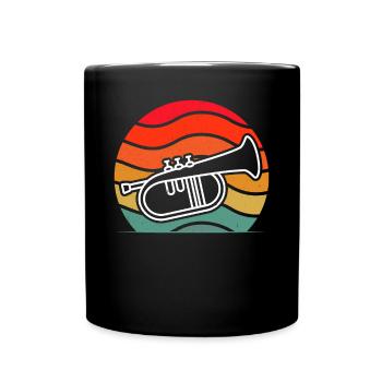 Flugelhorn Joueur de bugle Joueur de bugle - Mug uni - noir - Devant