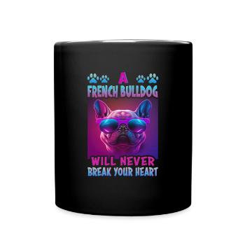 Chiens Français Bulldog Amateurs de chiens - Mug uni - noir - Devant