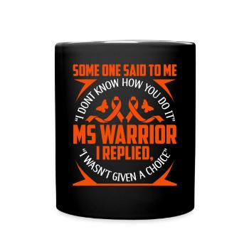 Multiple Sklerose Awareness - Tasse einfarbig - Schwarz - Vorne