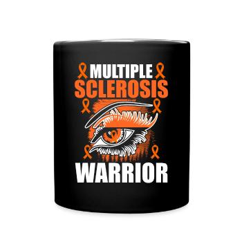 Multiple Sklerose Awareness - Tasse einfarbig - Schwarz - Vorne