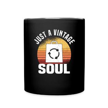 Secondhand Shop Secondhand Eco Hipster Used - Full Colour Mug - black - Front