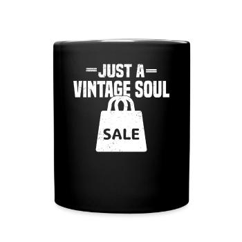 Secondhand Shop Secondhand Eco Hipster Used - Full Colour Mug - black - Front