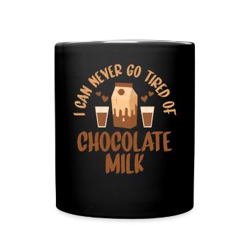 Cadeaux pour amateurs de lait au chocolat - Mug uni - noir - Devant