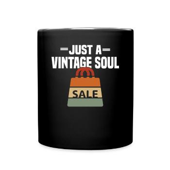 Secondhand Shop Secondhand Eco Hipster Used - Full Colour Mug - black - Front