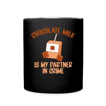Cadeaux pour amateurs de lait au chocolat - Mug uni - noir - Devant