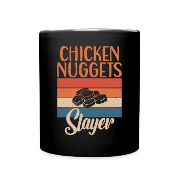Cadeaux de pépites de poulet - Mug uni - noir - Devant
