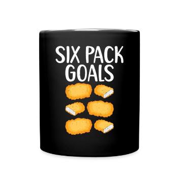 Cadeaux de pépites de poulet - Mug uni - noir - Devant
