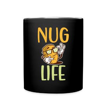 Cadeaux de pépites de poulet - Mug uni - noir - Devant