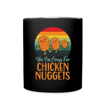 Cadeaux de pépites de poulet - Mug uni - noir - Devant