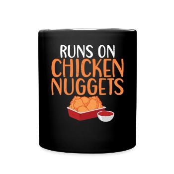 Cadeaux de pépites de poulet - Mug uni - noir - Devant