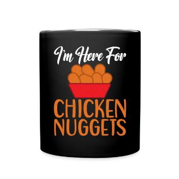 Cadeaux de pépites de poulet - Mug uni - noir - Devant