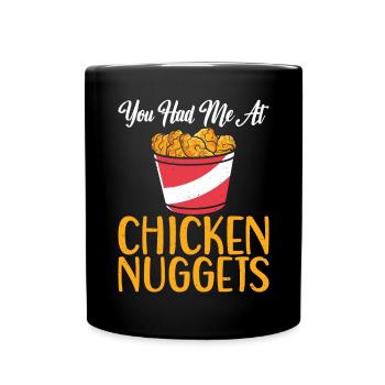 Cadeaux de pépites de poulet - Mug uni - noir - Devant
