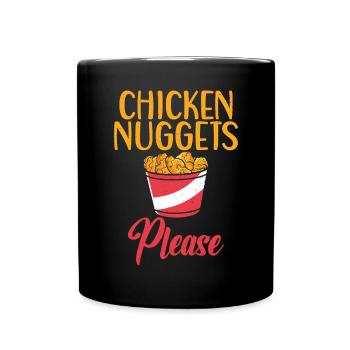 Cadeaux de pépites de poulet - Mug uni - noir - Devant