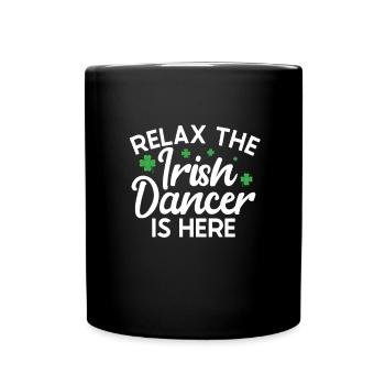 Irish Dance St. Patrick's Dance - Full Colour Mug - black - Front