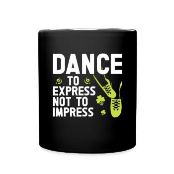 Irish Dance St. Patrick's Dance - Full Colour Mug - black - Front