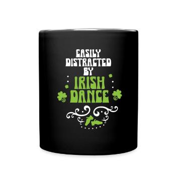 Irish Dance St. Patrick's Dance - Full Colour Mug - black - Front