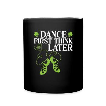 Irish Dance St. Patrick's Dance - Full Colour Mug - black - Front