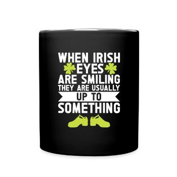 Irish Dance St. Patrick's Dance - Full Colour Mug - black - Front