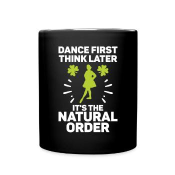 Irish Dance St. Patrick's Dance - Full Colour Mug - black - Front