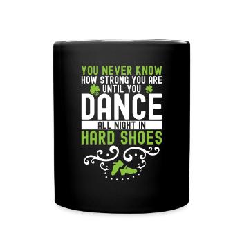 Irish Dance St. Patrick's Dance - Full Colour Mug - black - Front