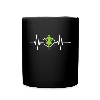 Irish Dance St. Patrick's Dance - Full Colour Mug - black - Front