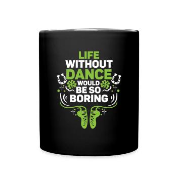 Irish Dance St. Patrick's Dance - Full Colour Mug - black - Front