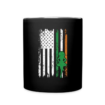 Irish Dance St. Patrick's Dance - Full Colour Mug - black - Front