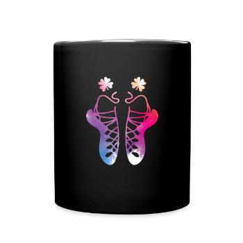 Irish Dance St. Patrick's Dance - Full Colour Mug - black - Front