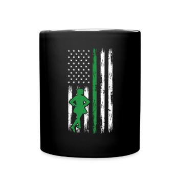 Irish Dance St. Patrick's Dance - Full Colour Mug - black - Front