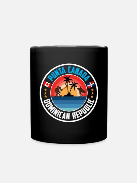 PuntaCanada Design 1 noir transparent. 08.01.2023 - Mug uni - noir