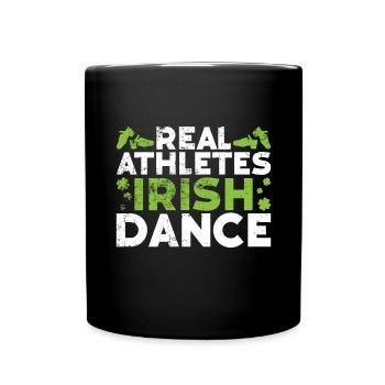Irish Dance St. Patrick's Dance - Full Colour Mug - black - Front