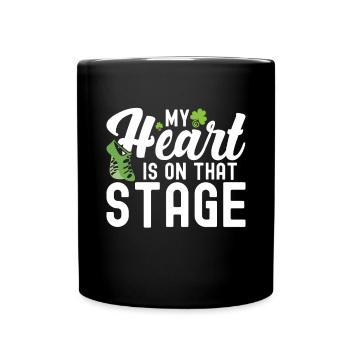 Irish Dance St. Patrick's Dance - Full Colour Mug - black - Front
