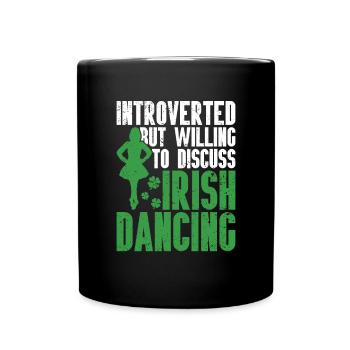 Irish Dance St. Patrick's Dance - Full Colour Mug - black - Front