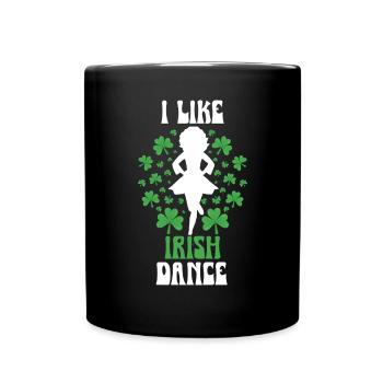 Irish Dance St. Patrick's Dance - Full Colour Mug - black - Front