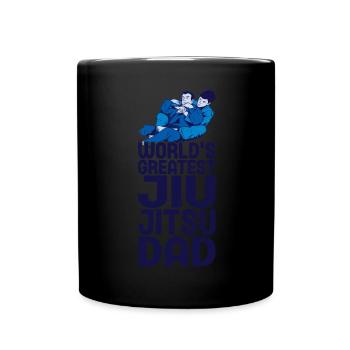 Jiu Jitsu Dad Gi Jiu - Tasse einfarbig - Schwarz - Vorne