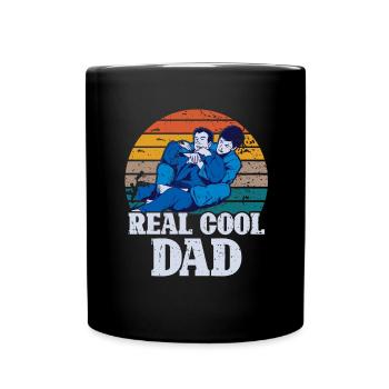 Jiu Jitsu Dad Gi Jiu - Tasse einfarbig - Schwarz - Vorne