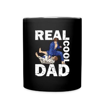 Jiu Jitsu Dad Gi Jiu - Tasse einfarbig - Schwarz - Vorne
