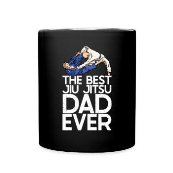 Jiu Jitsu Dad Gi Jiu - Tasse einfarbig - Schwarz - Vorne