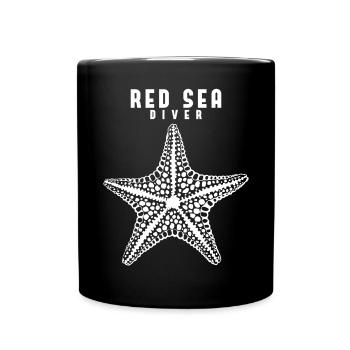 Plongée Egypte Vacances Starfish Plongée sous-marine - Mug uni - noir - Devant