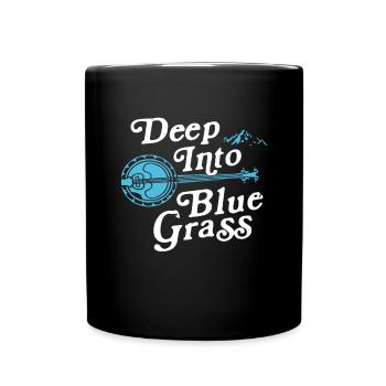 Chemises Banjo Pour Hommes Bluegrass Appalachia Folk - Mug uni - noir - Devant